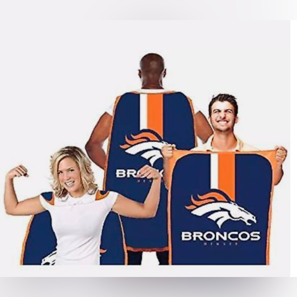 NFL Team Polyester Fan Flag Wave It Or Wear It (31.5"x47") Denver Broncos